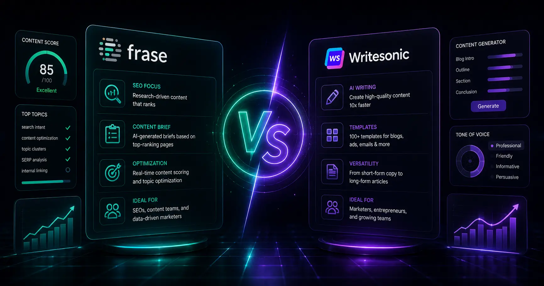 Frase vs Writesonic: Which AI Writing Tool Wins in 2026?